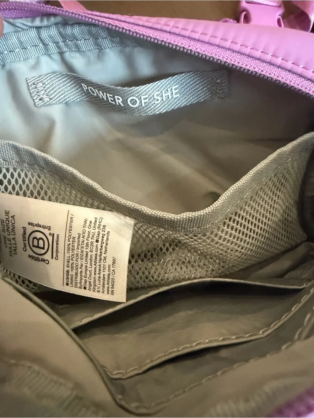 NWOT Athleta Purple Crossbody Belt Bag